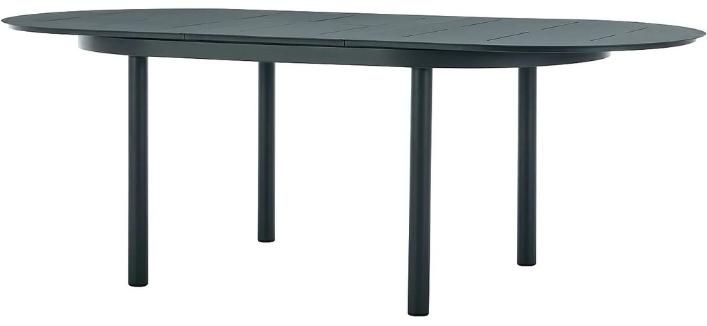 Stół ogrodowy jadalniany rozkładany z aluminium dł. 170/240 cm - Antracytowy - LOTTYS marki MYLIA