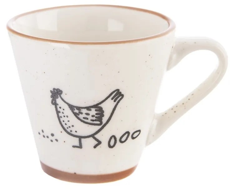 Orion Porcelanowy kubek Statok kura, 0,07 l