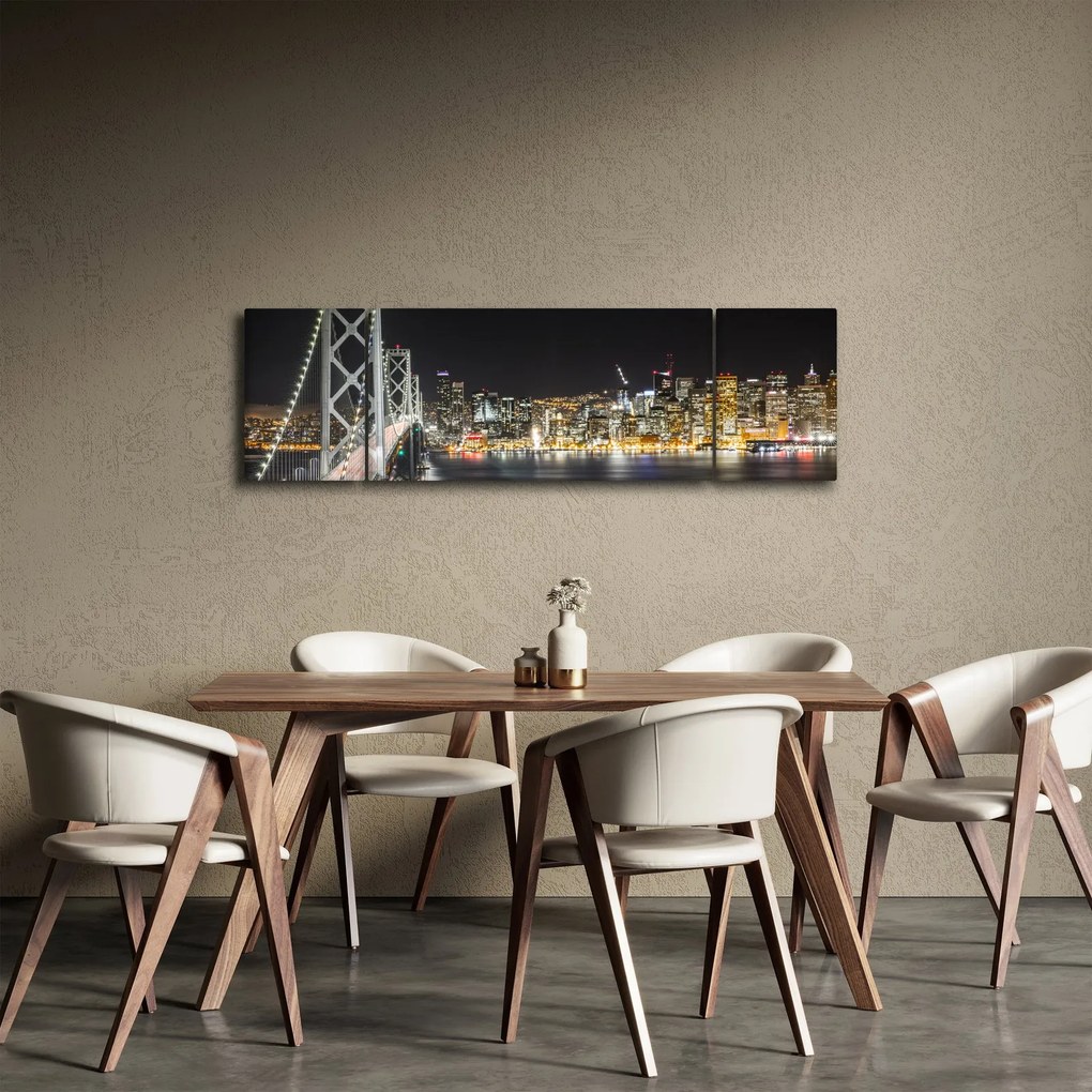 Obraz Brooklyn Bridges i Nowego Jorku (170x50 cm)