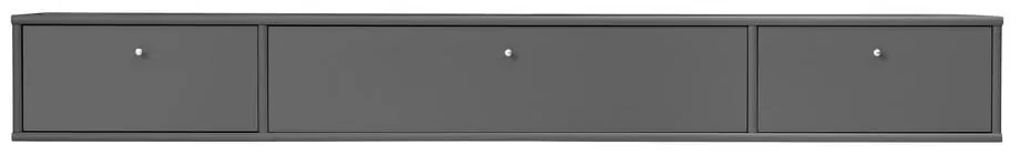 Antracytowa szafka pod TV 176x22 cm Mistral – Hammel Furniture