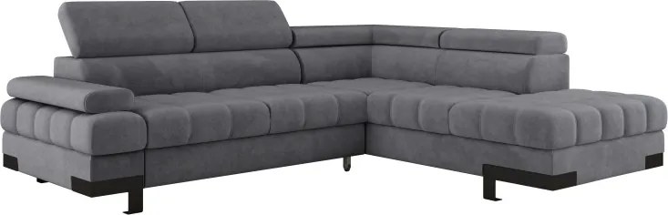 Narożnik SELVA L z funkcją spania i pojemnikiem Prawostronny w tkaninie SALVADOR 19 WERSAL