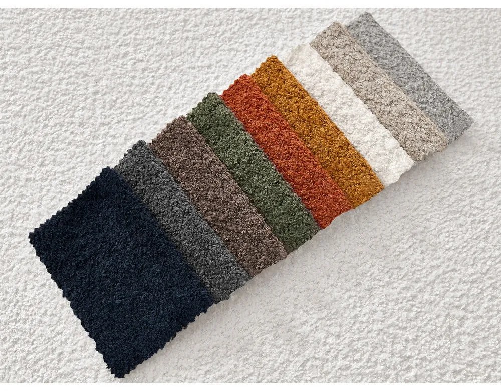 Biała sofa z materiału bouclé 242 cm Giorgia – Bobochic Paris