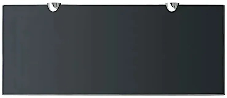 Solidna czarna półka szklana 50x20 cm - Imker