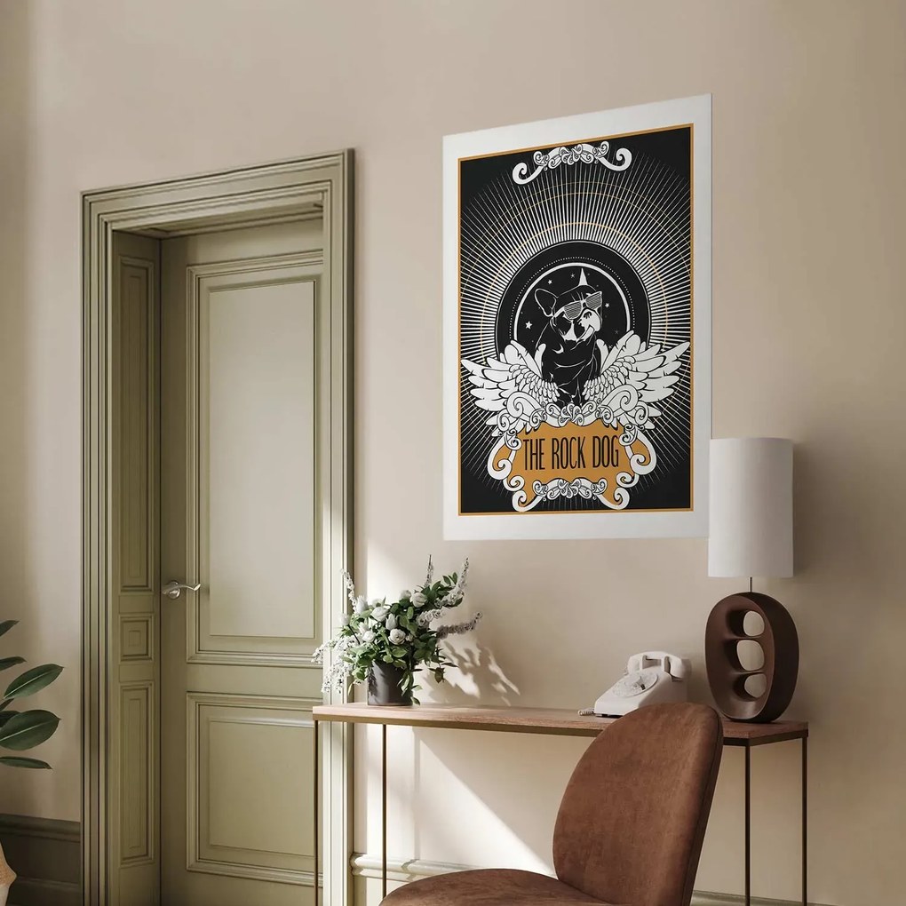 Plakat The Rock Dog 60x90 cm bez ramy z marginesem ARTGEIST B