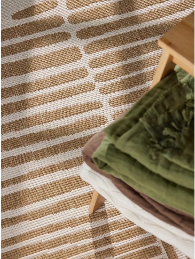 Kremowy/w naturalnym kolorze okrągły dywan odpowiedni na zewnątrz ø 200 cm Haringey Bounds – Ted Baker