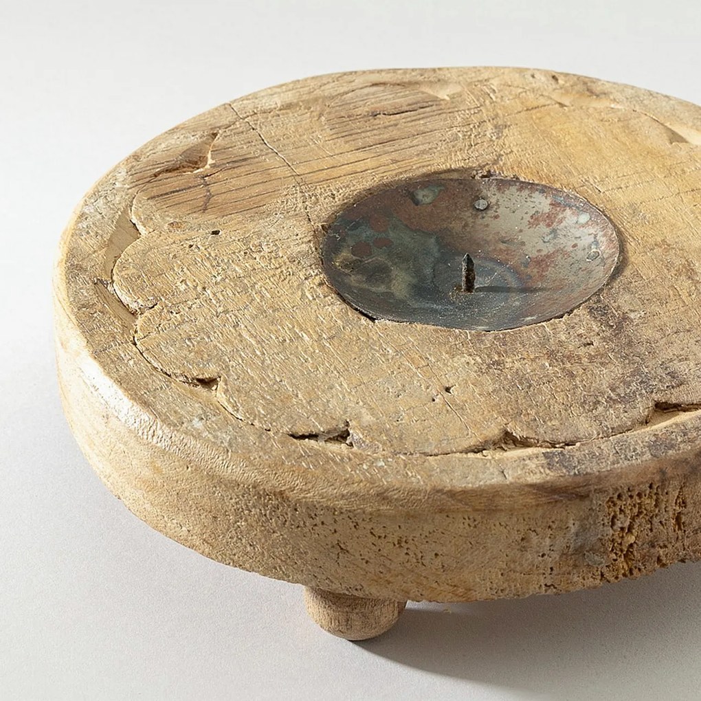 Podstawka na świecę Rustic Flame 15 cm