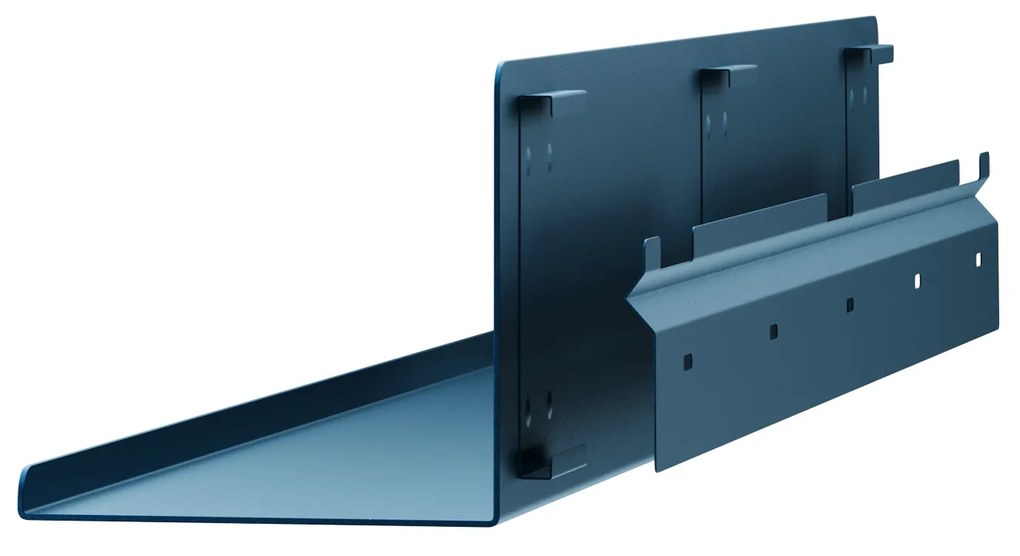 Półka wisząca metalowa granatowa, 700 mm: JOANNE Modern