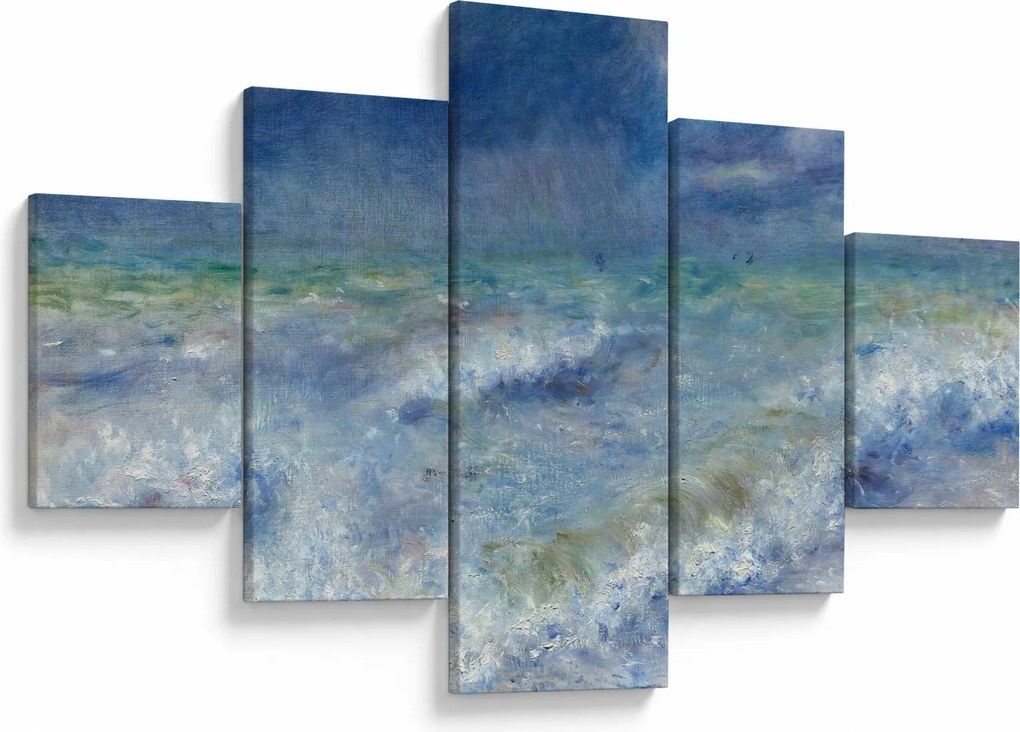 Obraz - Pierre-Auguste Renoir, Seascape, reprodukcje (125x70 cm)