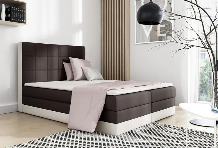 Łóżko kontynentalne Honara 200x200 - 36 kolorów