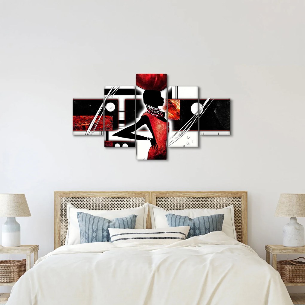 Obraz obrazu starożytnej damy (125x70 cm)
