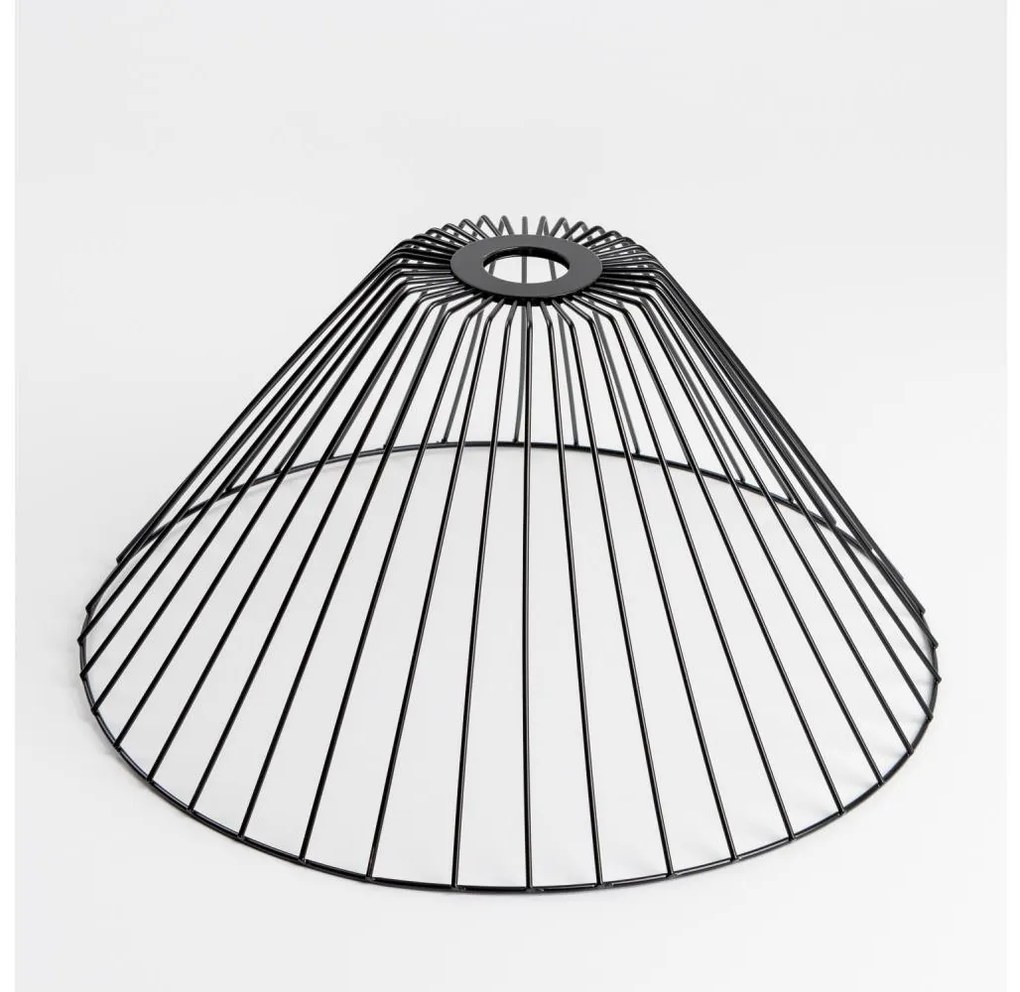 Uniwersalny abażur CURITIBA, śr. 45 cm, czarny