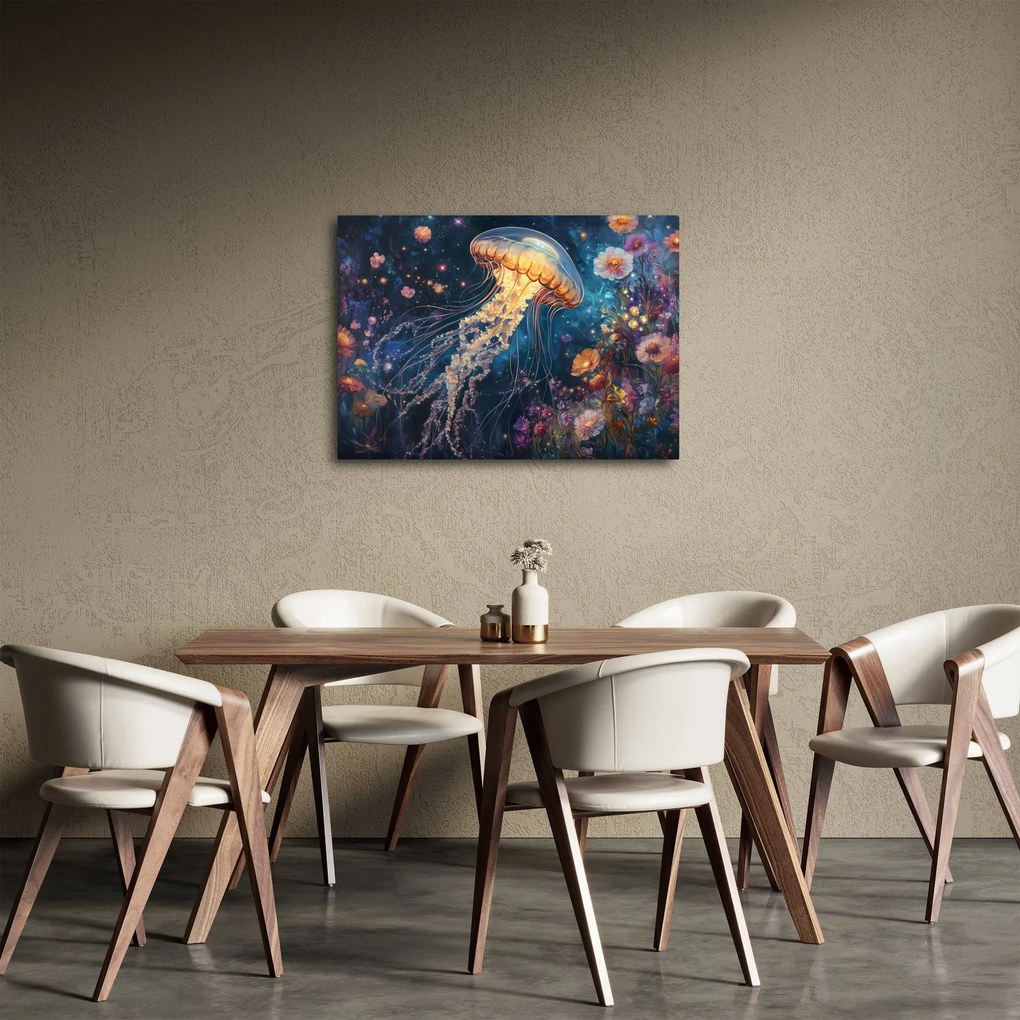 Obraz - Magiczna meduza (70x50 cm)