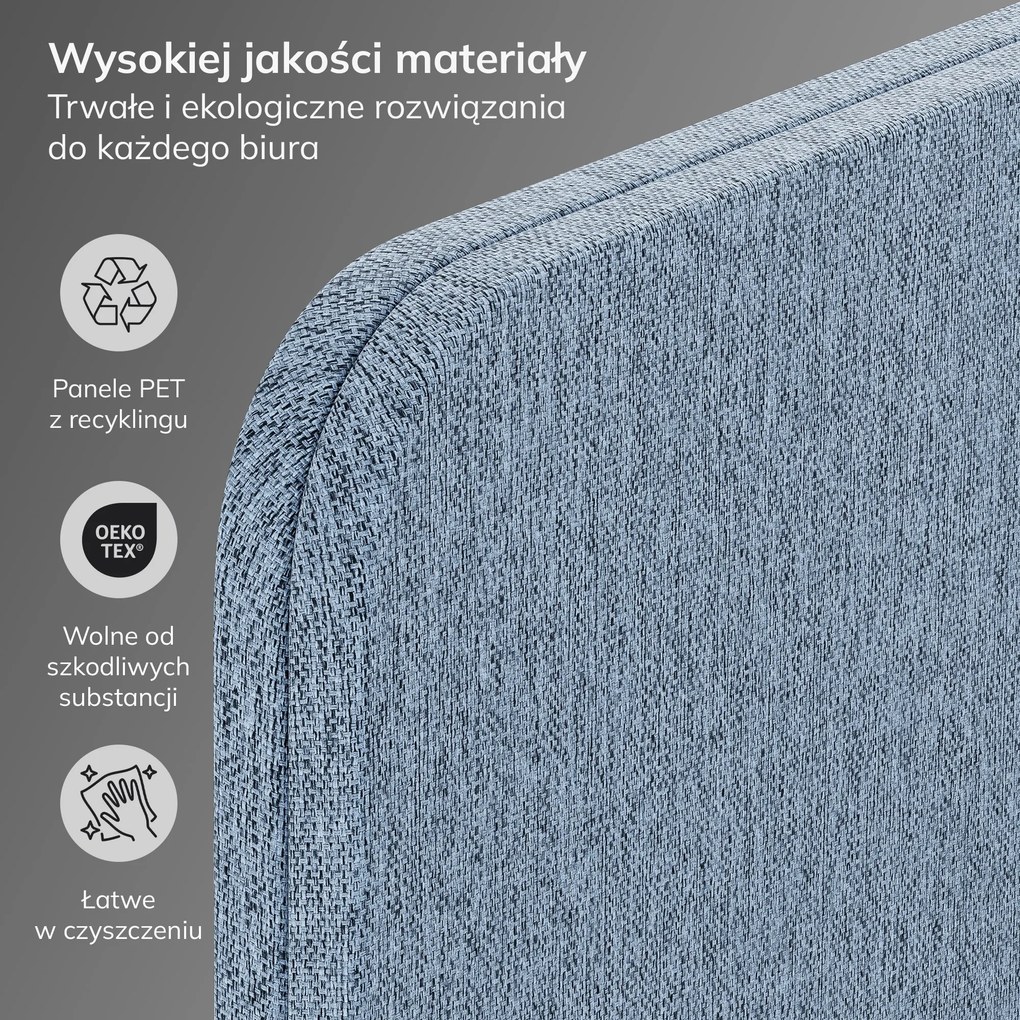 Parawan akustyczny SADIE Frozen Lake 260/145 cm