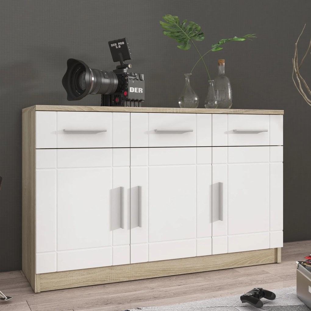 Komoda PERUGIA 103 cm do Salonu Sypialni Dąb sonoma