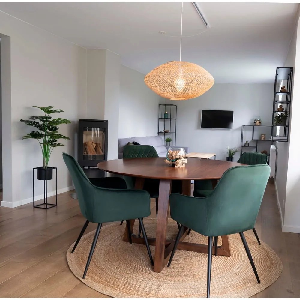 Komplet 2 ciemnozielonych krzeseł House Nordic Harbo