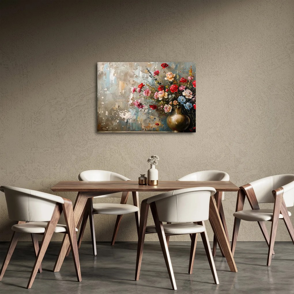 Obraz - Wazon z kwiatami (70x50 cm)