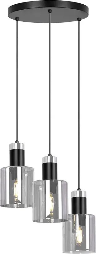 Elegancka szklana lampa wisząca nad stół - A470 E9-B80