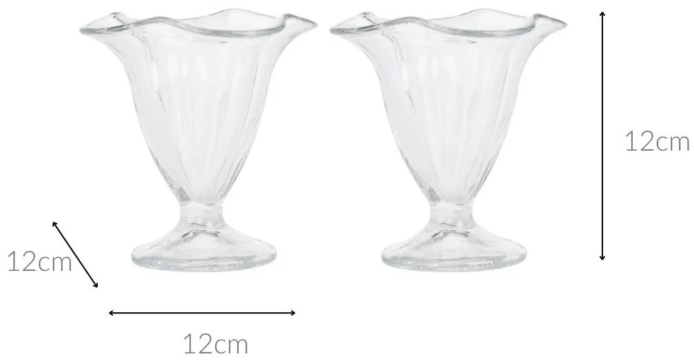 Pucharek do lodów deserów COUPLE, 2 x 150 ml