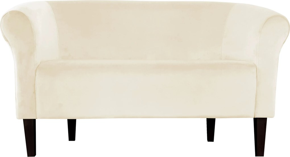 Sofa Milo tkanina Welur : Kolor nogi - Venge, Kolor tkaniny - VELVET - MG50, Typ tkaniny - Velvet, Wysokość nogi - 20 cm