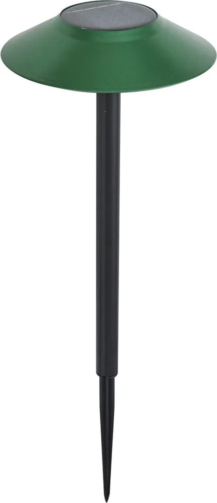 Zestaw 4 zielonych reflektorów szpilkowych z LED IP44 solarnych - Mushroom