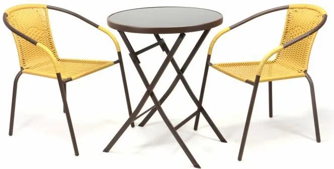 3-częsciowy BISTRO zestaw mebli ogrodowych