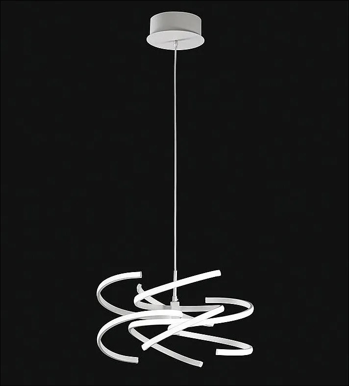 Perenz 6396 B 70W Biała metalowa lampa wisząca LED 3000k