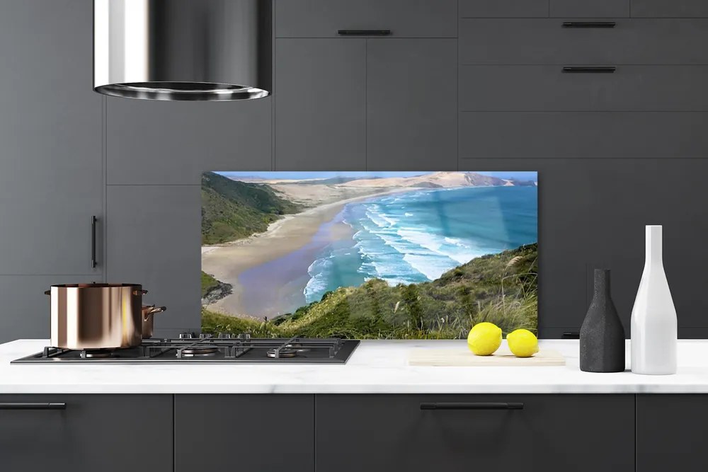 Panel Szklany Spokój Nadmorskiej Plaży