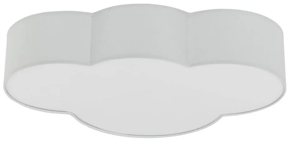 Brilagi - Dziecięca lampa sufitowa NIMBUS 4xE27/15W/230V 46x63 cm szara