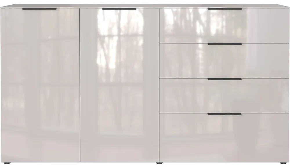Kremowa niska komoda 184x102 cm Oakland – Germania