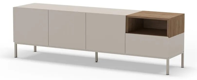 Kremowa szafka pod TV 180x55 cm Cailin – Marckeric