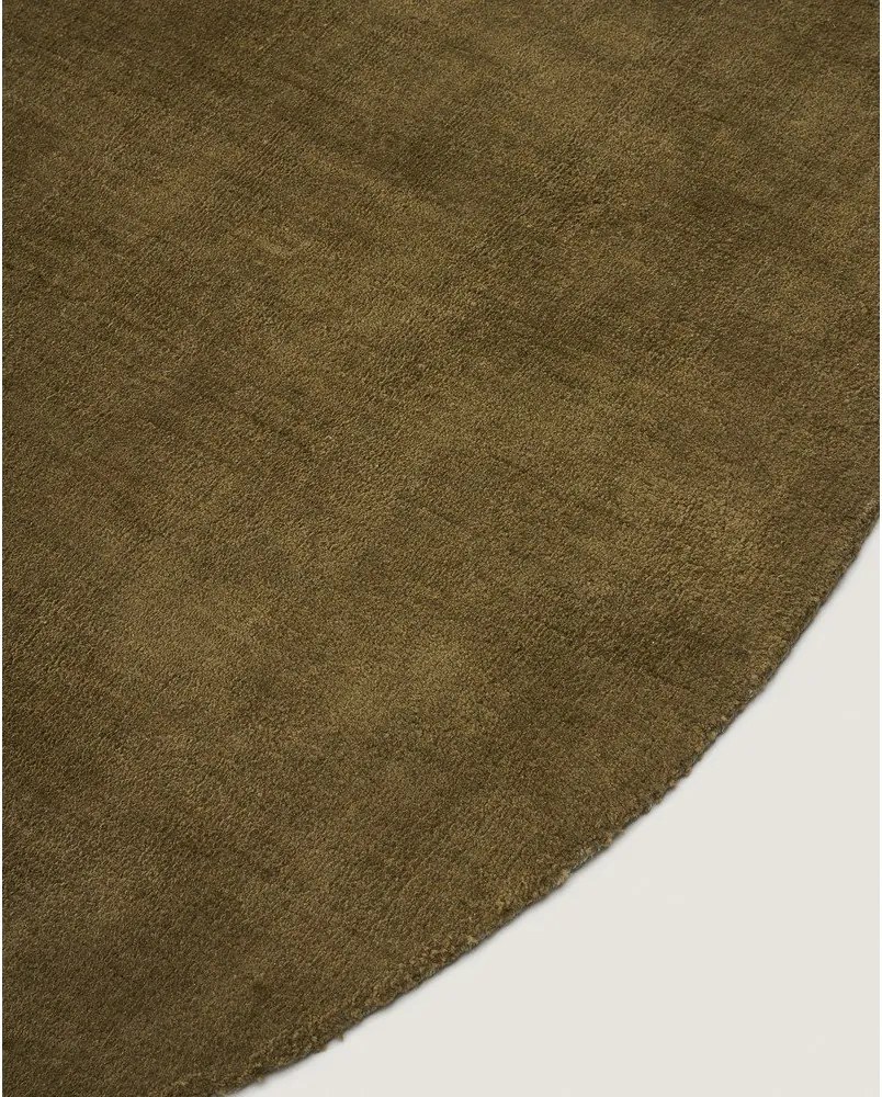 Zielony okrągły dywan ø 200 cm Empuries – Kave Home