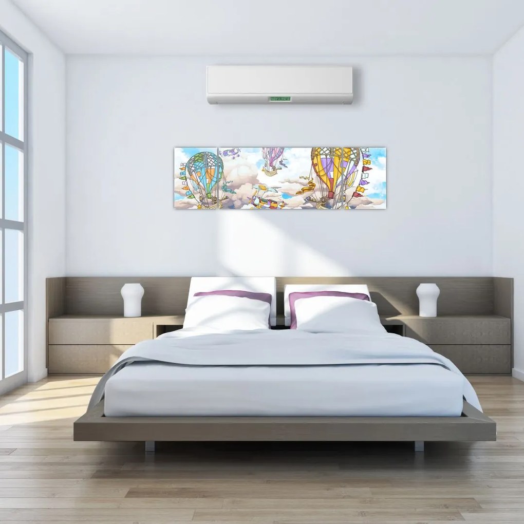 Obraz - Wyprawa w chmurach (170x50 cm)