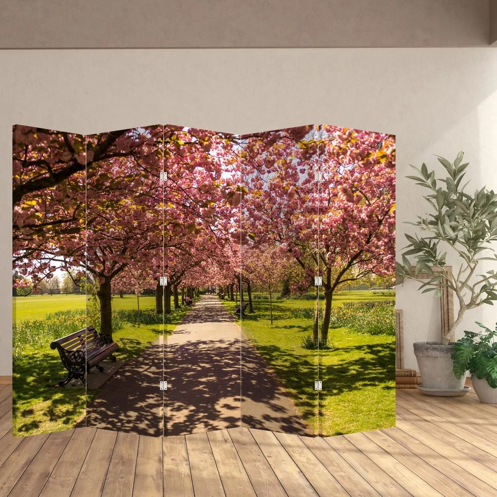 Parawan - Sad czereśni (210x170 cm)