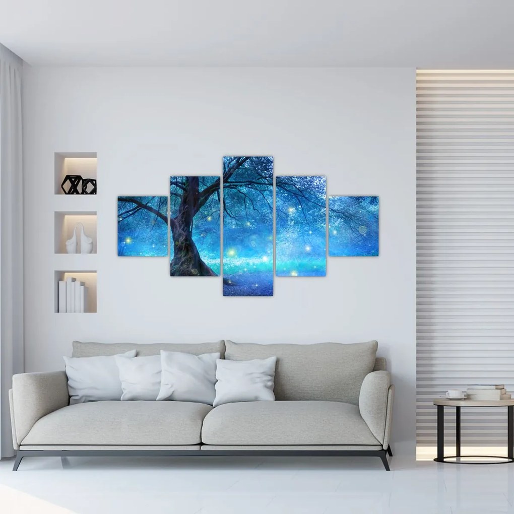 Obraz - Mistyczny las (125x70 cm)