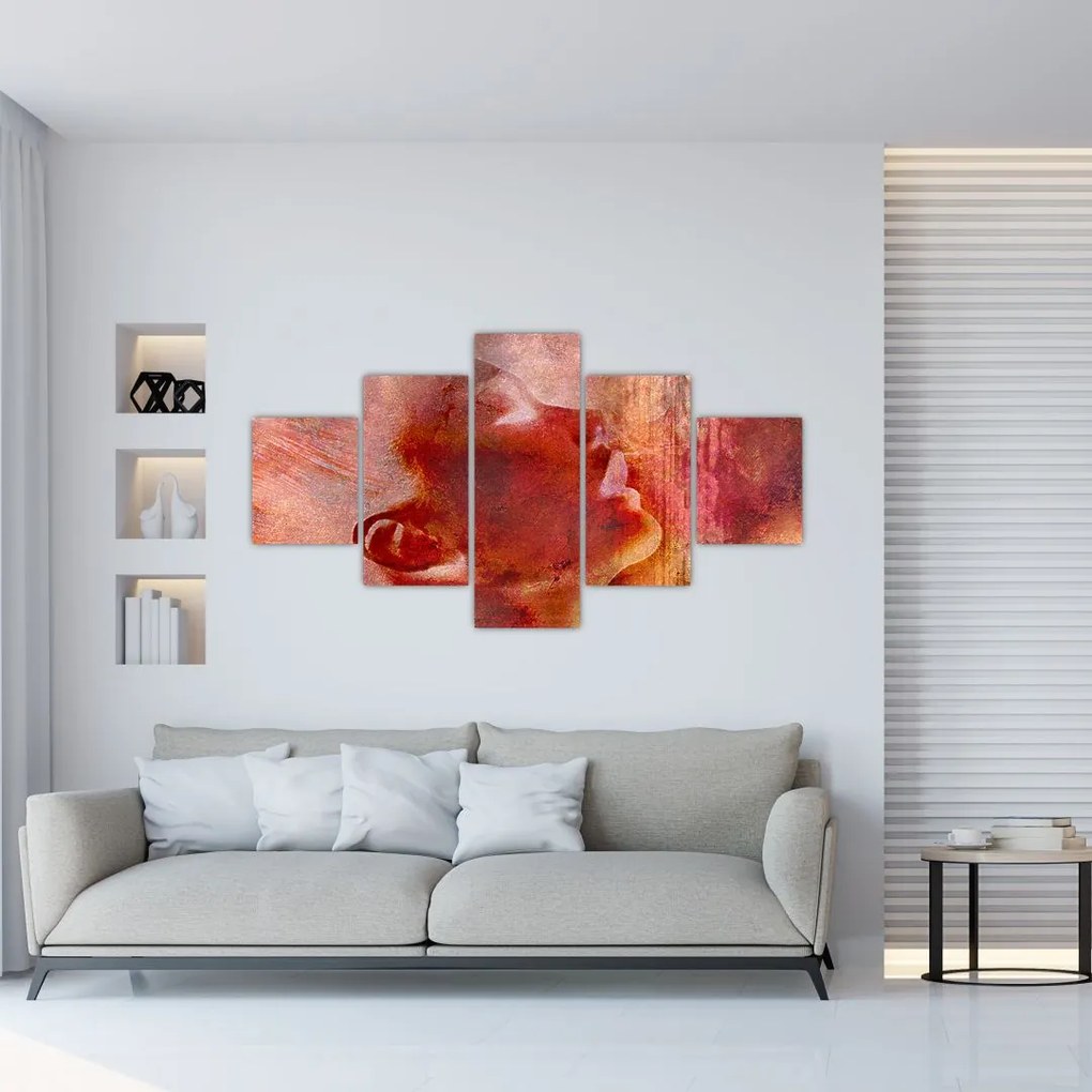 Obraz - Profil twarzy kobiety (125x70 cm)