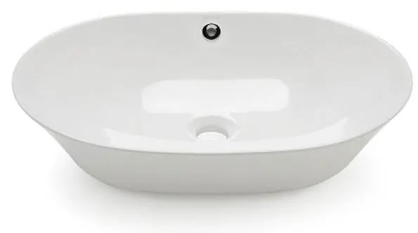 Bathco 4038 - Umywalka nablatowa TOULOUSE 59x42 cm porcelana/biała