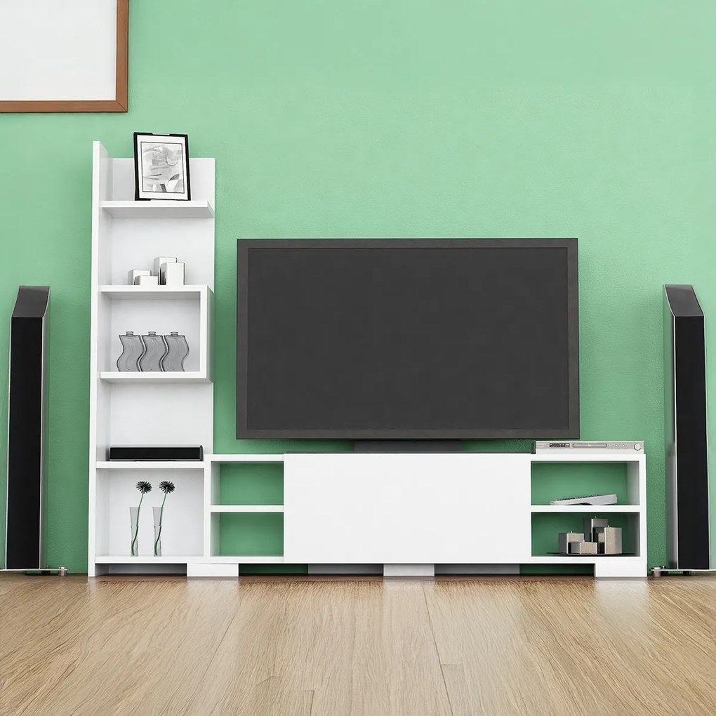 Stolik pod telewizor Pera White