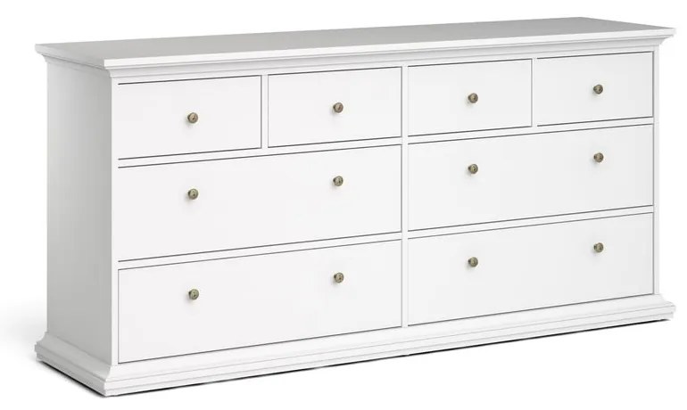 Biała niska komoda 183x87 cm Paris – Tvilum