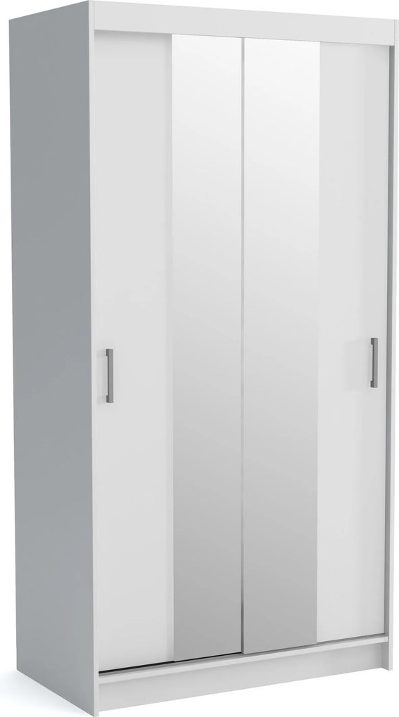 Szafa NICOLA - Biały / Bez lustra / 110 cm