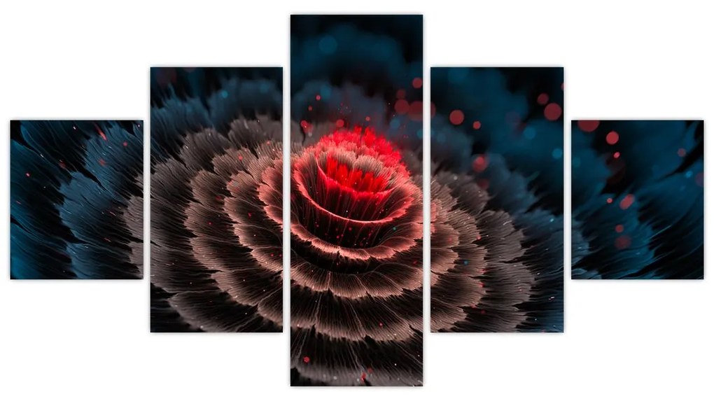 Obraz abstrakcji (125x70 cm)