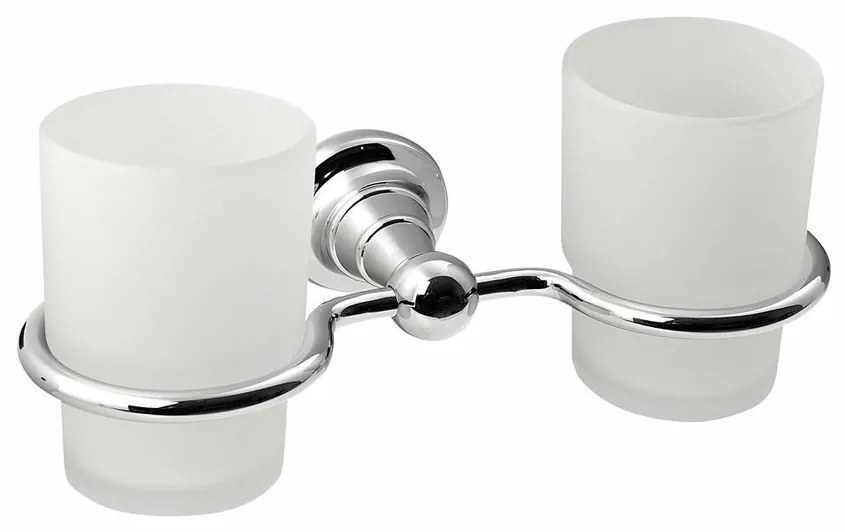 SAPHO 1317-05 Diamond podwójna szklanka,  chrom