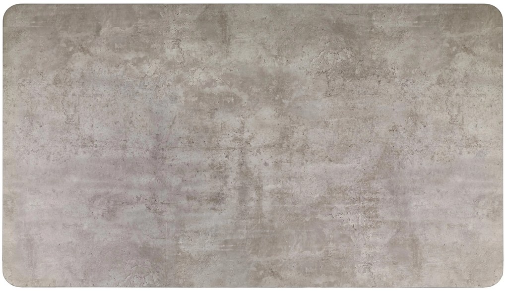 HALIFAX stół MDF jasny beton prostokątny 160/90/76 loftowy 6 osobowy