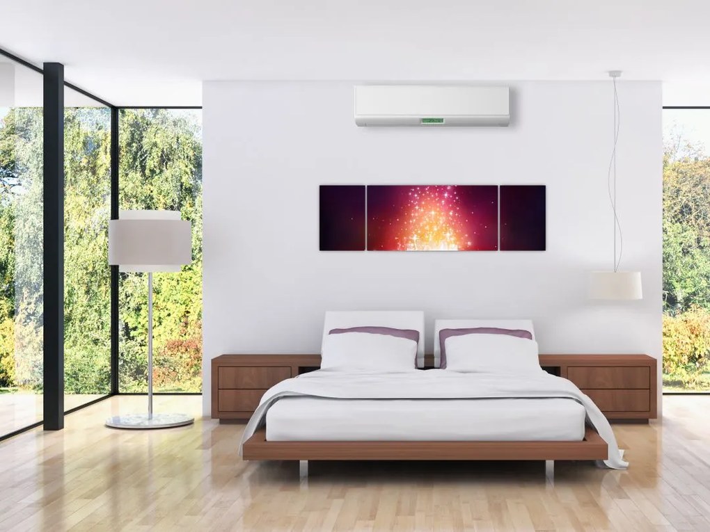 Obraz kwiatu lotosu (170x50 cm)