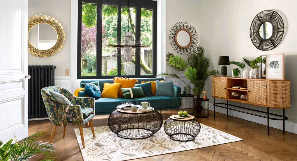 Poduszka dekoracyjna POMPONS, 40 x 40 cm