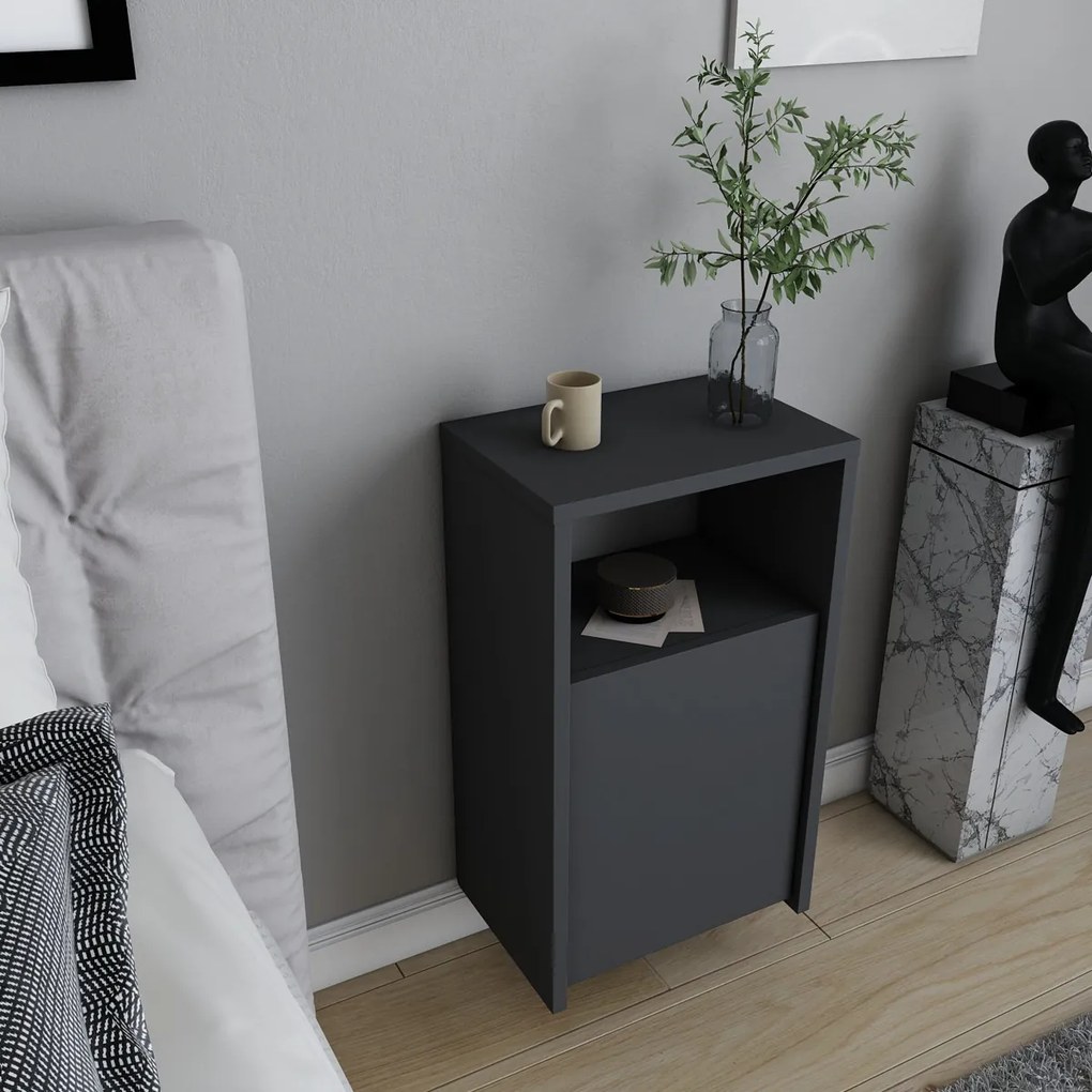 Stolik nocny Carlin Anthracite