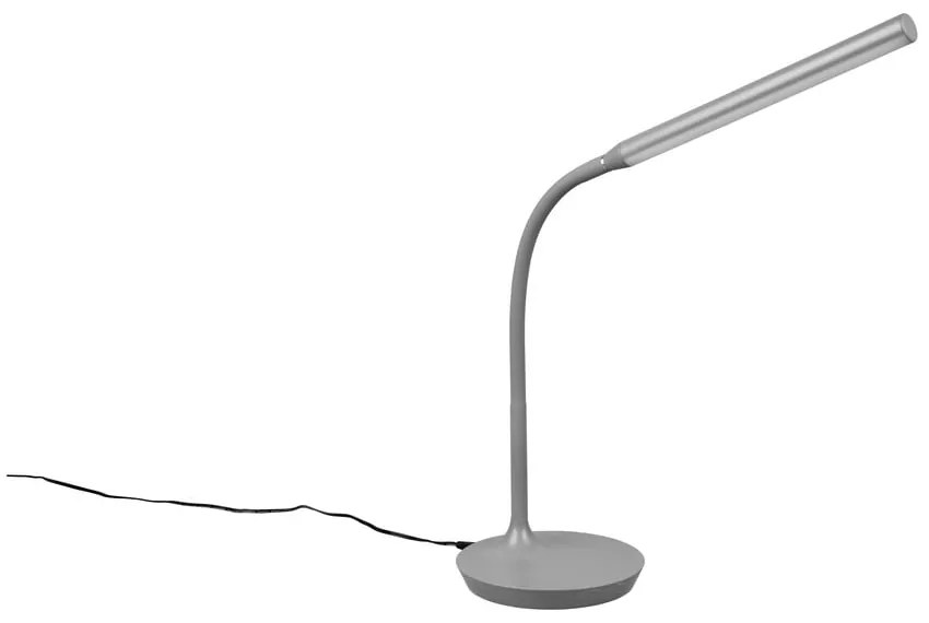 Szara lampa stołowa LED (wys. 38 cm) Toro – Trio