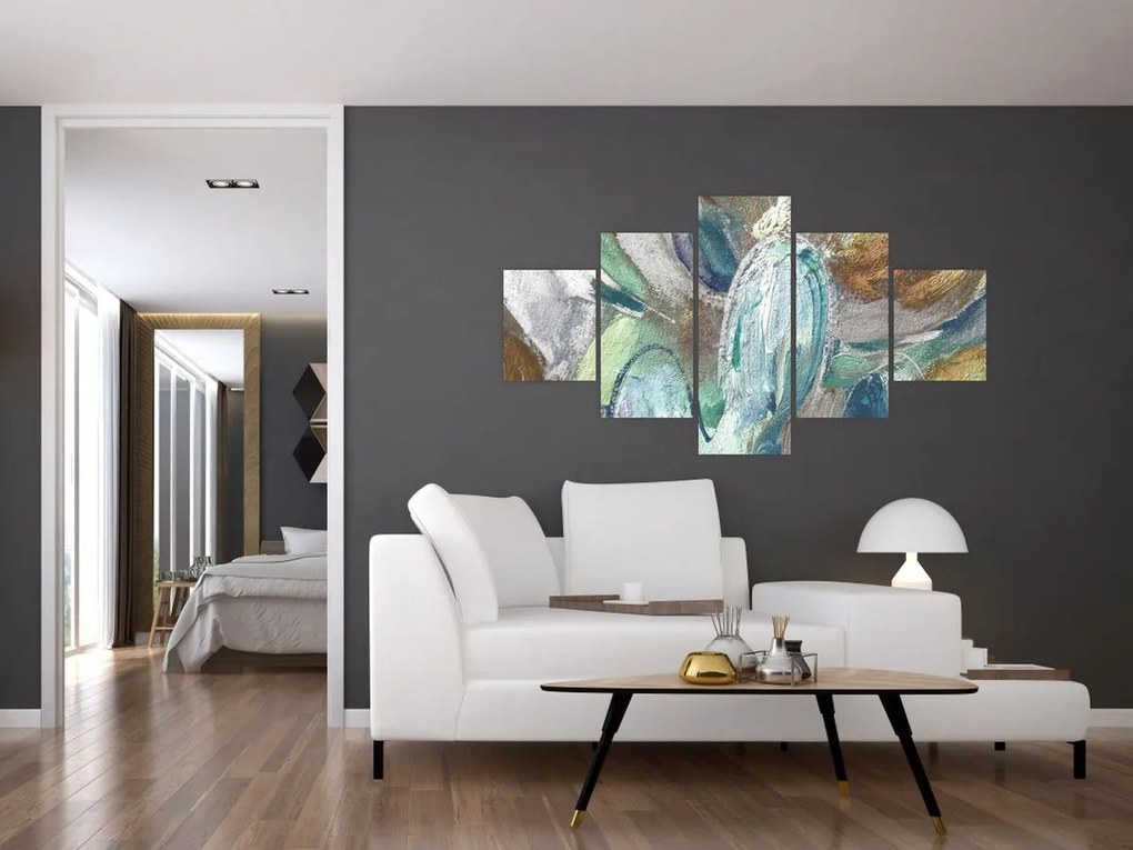 Obraz - Abstrakcyjny obraz postaci (125x70 cm)