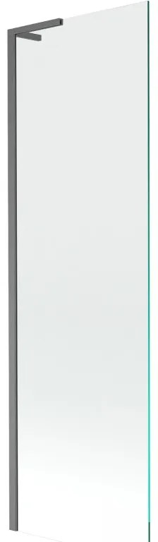 Mexen Next L parawan nawannowy 1-skrzydłowy 60 x 150 cm, transparent, gun gray szczotkowany - 895-060-000-03-00-66