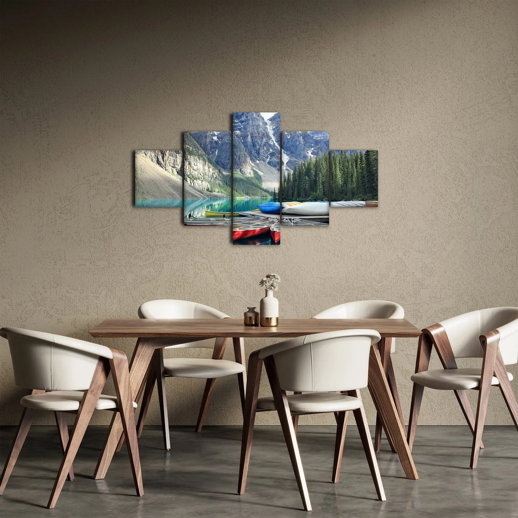Obraz - Moraine Lake (125x70 cm)