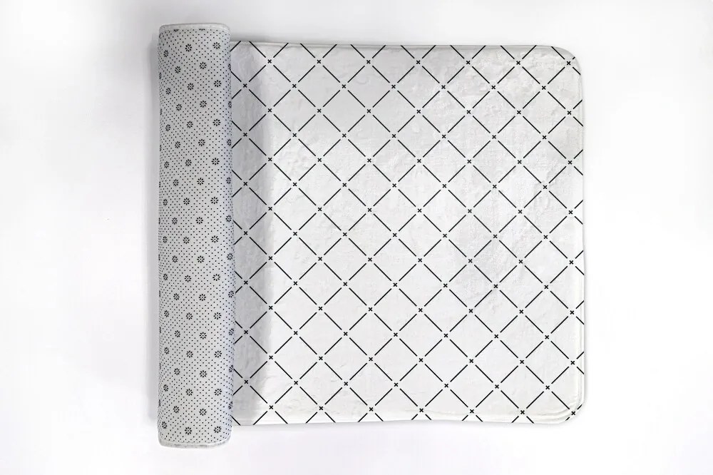 Dywanik łazienkowy antypoślizgowy Dywanik łazienkowy antypoślizgowy Wzór geometryczny